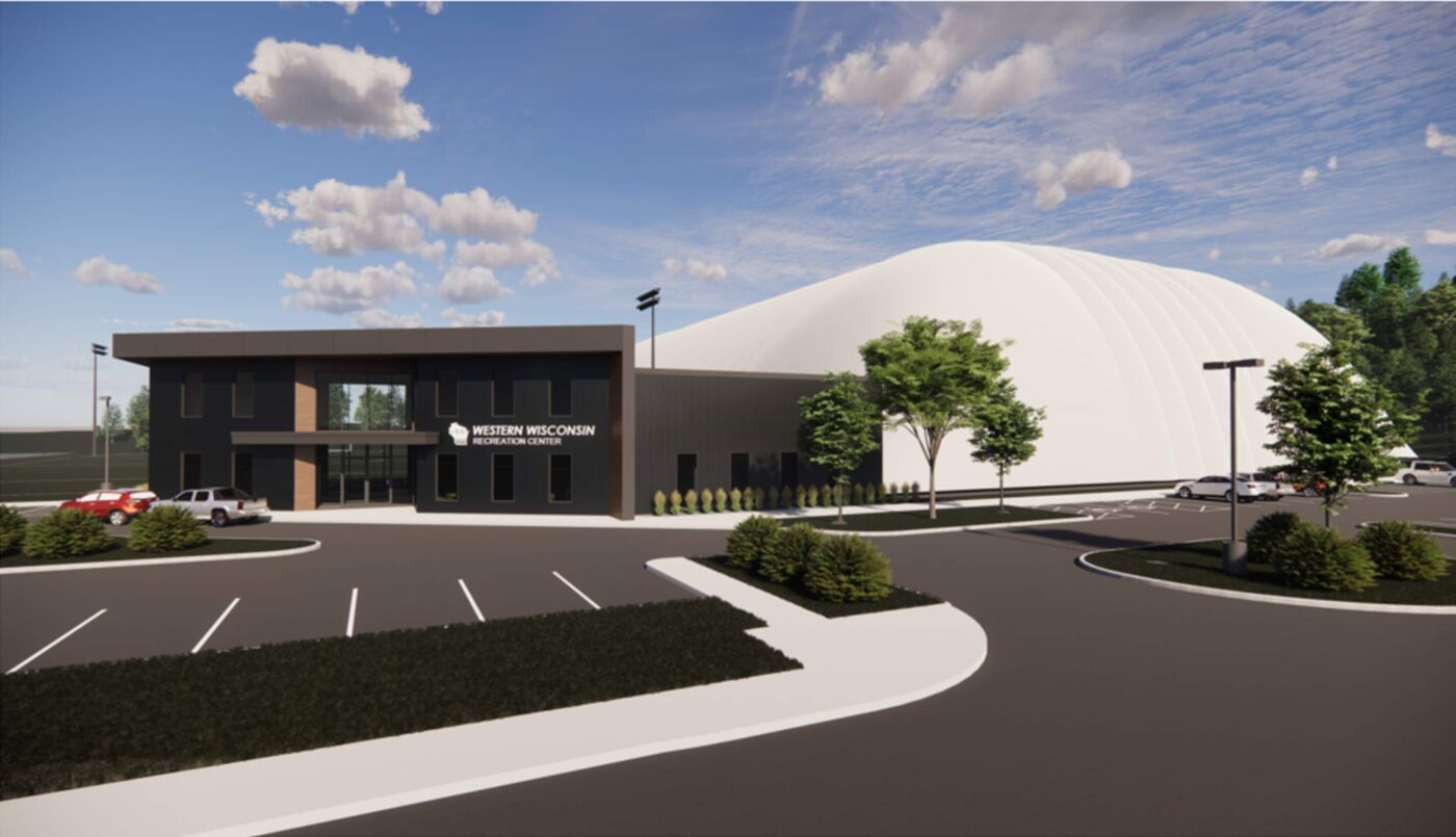 Architectural rendering of the Western Wisconsin Recreation Center